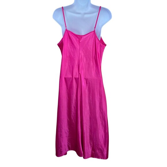Strappy Hot Pink Slip Dress Flowy chic glam coquette date night fairycore - Picture 2 of 6